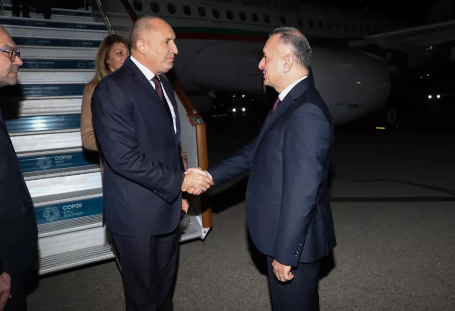 Bolqarıstan Prezidenti Azərbaycana səfərə gəlib