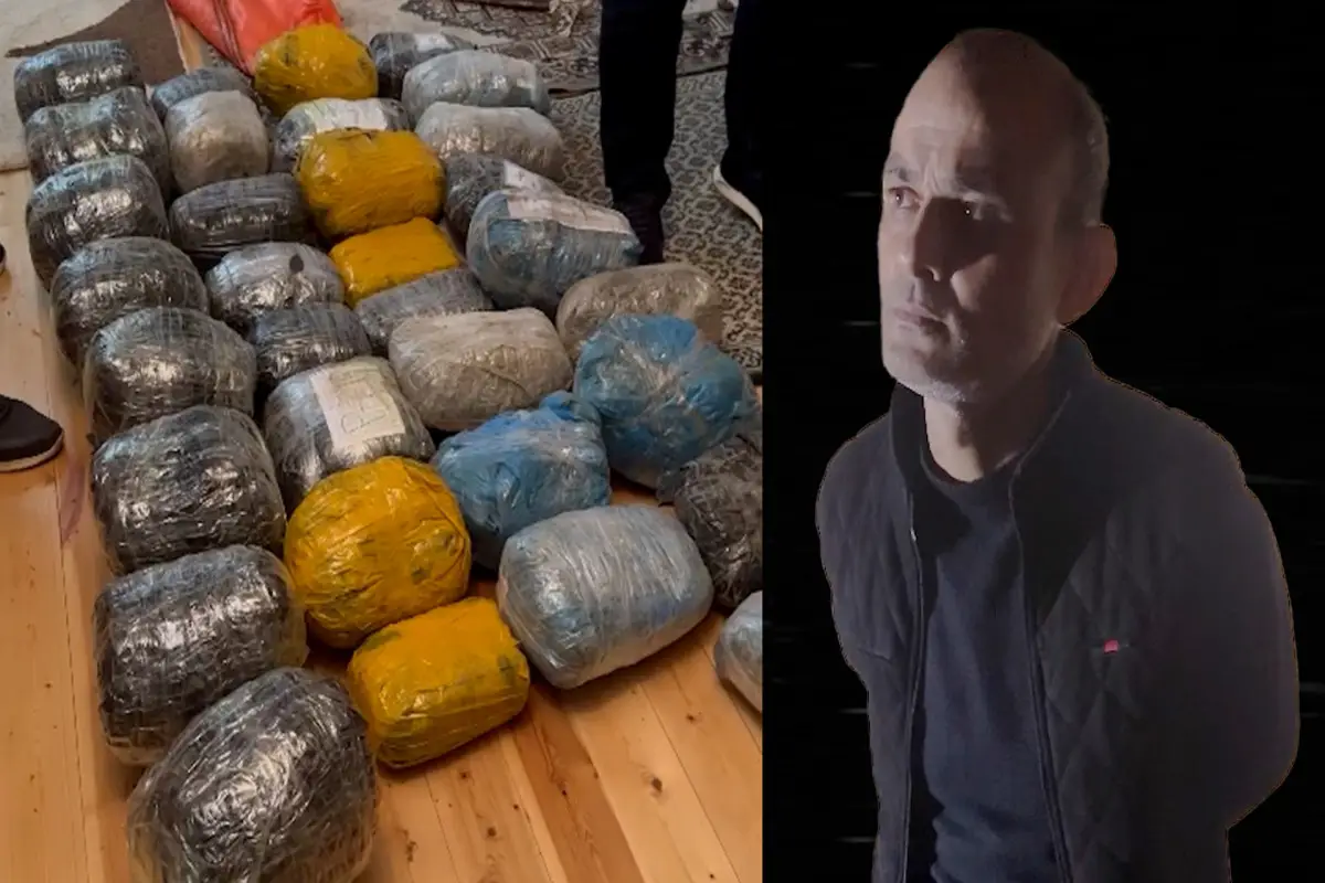 Narkotik satan şəxs 47 kq marixuana ilə saxlanılıb