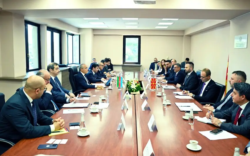 Azərbaycan Şimali Makedoniya ilə iqtisadi əməkdaşlığın prioritetlərini açıqlayıb