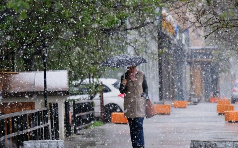 Snow and rain observed across Azerbaijan's regions