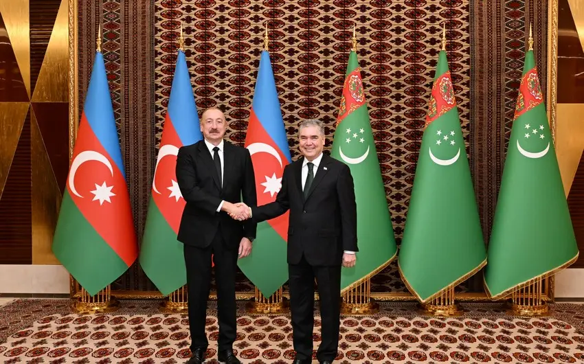 İlham Əliyevin Qurbanqulu Berdiməhəmmədovla təkbətək görüşü olub - YENİLƏNİB