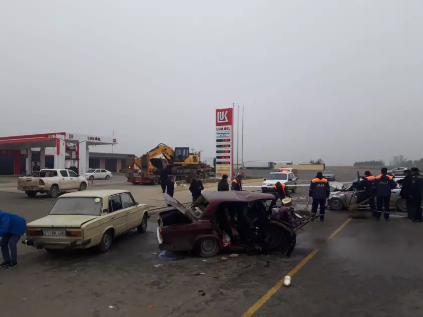 Biləsuvar-Bəhrəmtəpə yolunda ağır qəza: ölən və yaralananlar var - YENİLƏNİB