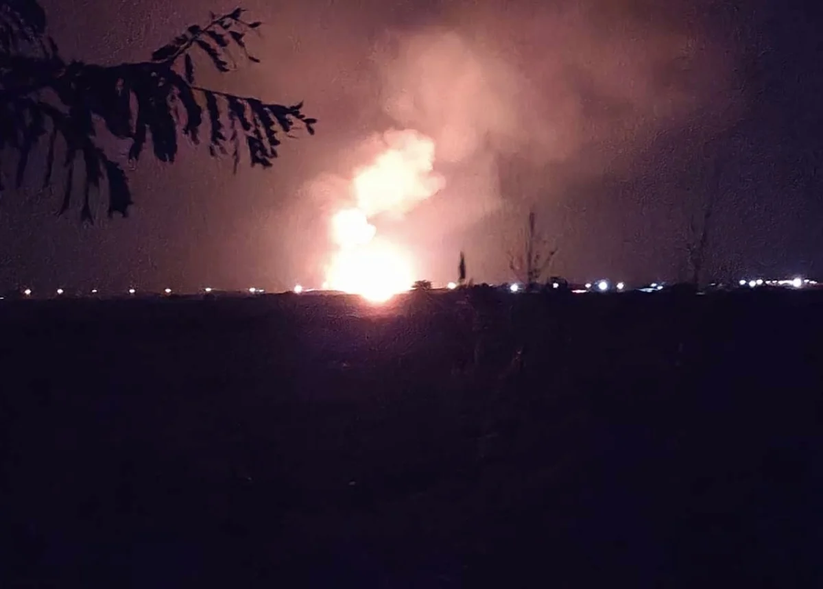 Fire and explosions reported at ammunition depot in Goranboy
