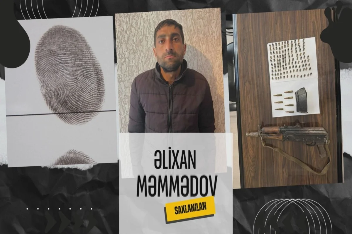 Göyçayda Əlixan Məmmədovdan avtomat və narkotik müsadirə edilib