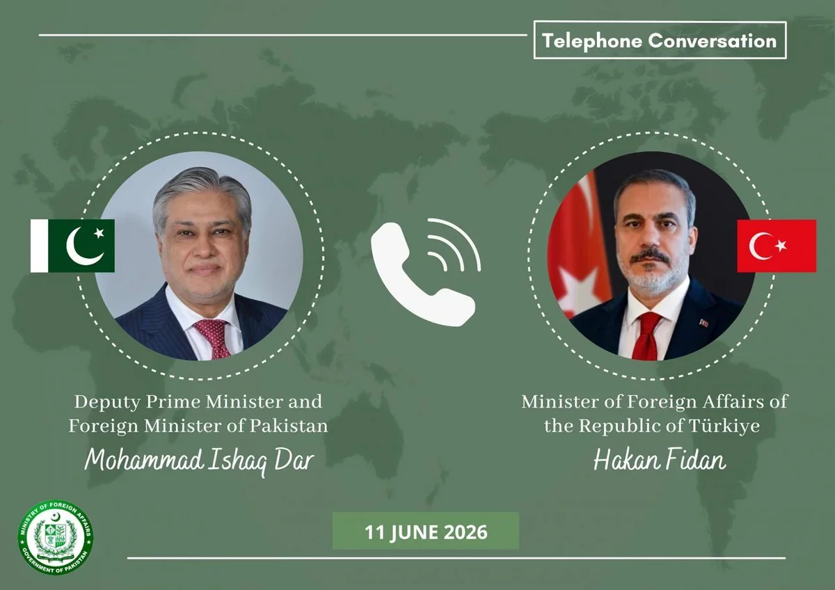 Hakan Fidan and Ishaq Dar call for regional peace