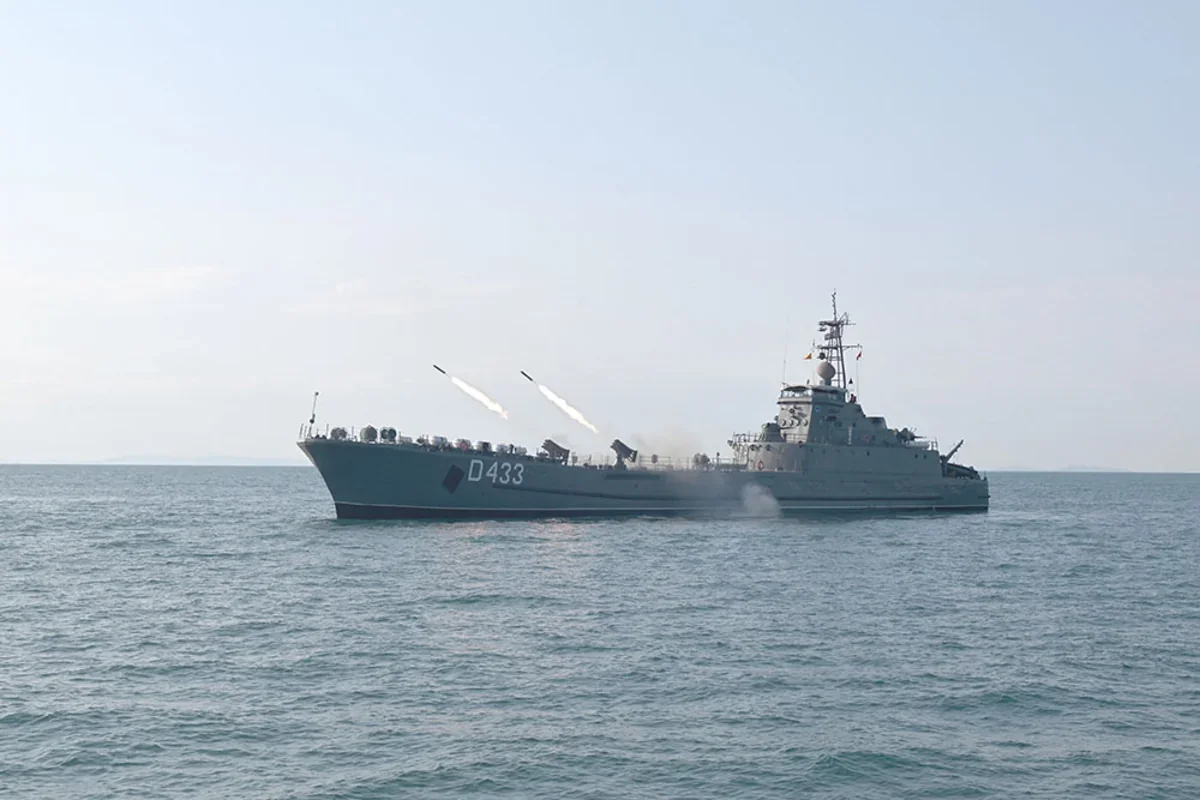 В ВМС Азербайджана проведены тактические учения с боевыми стрельбами