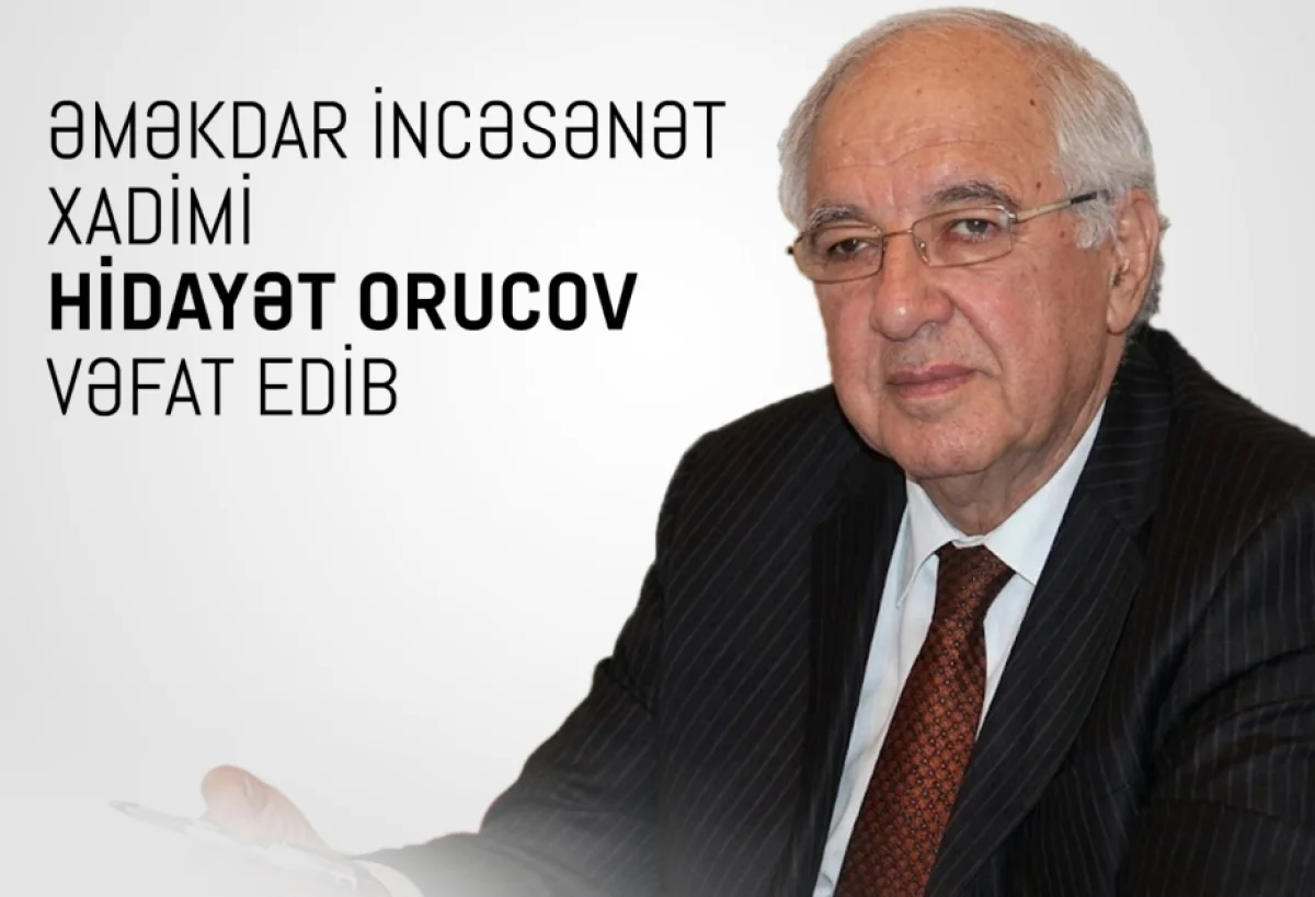 Prominent Azerbaijani writer and diplomat Hidayat Orucov dies at 82