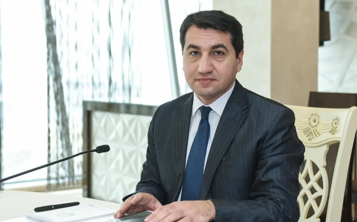 Hikmət Hacıyev Qəbələdən paylaşım etdi