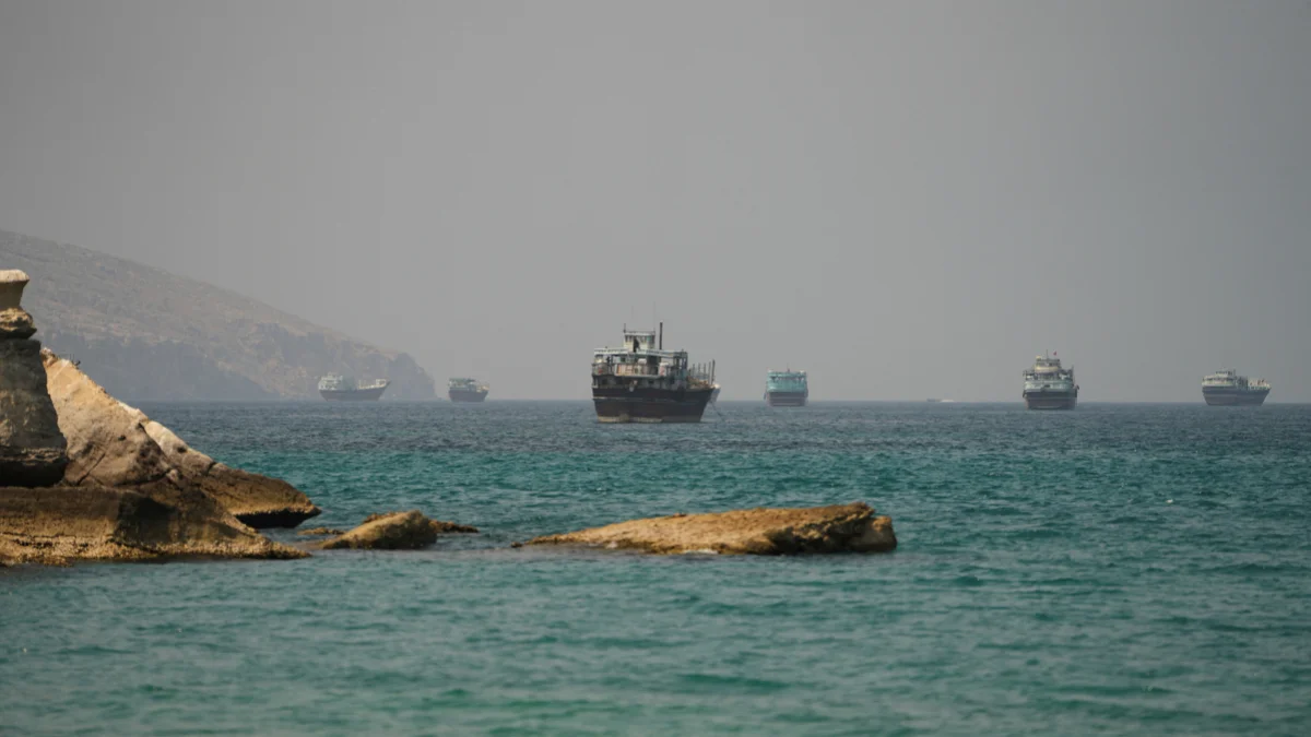 Ship hit by projectile in Strait of Hormuz, oil concerns grow
