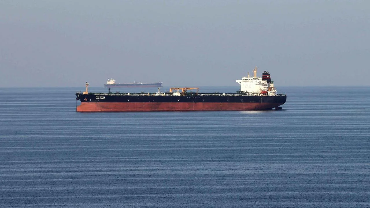 Commercial vessel runs aground in Strait of Hormuz