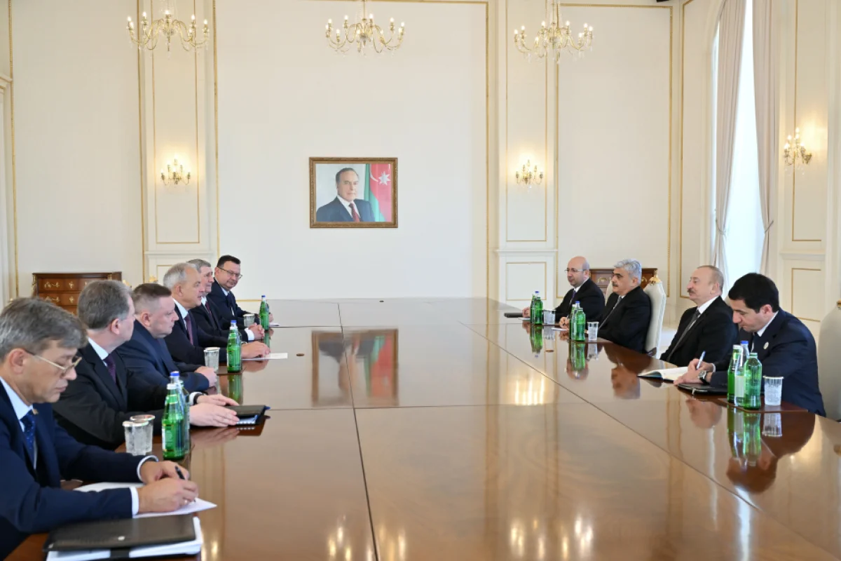 İlham Əliyev Belarus parlamentinin sədrini qəbul etdi
