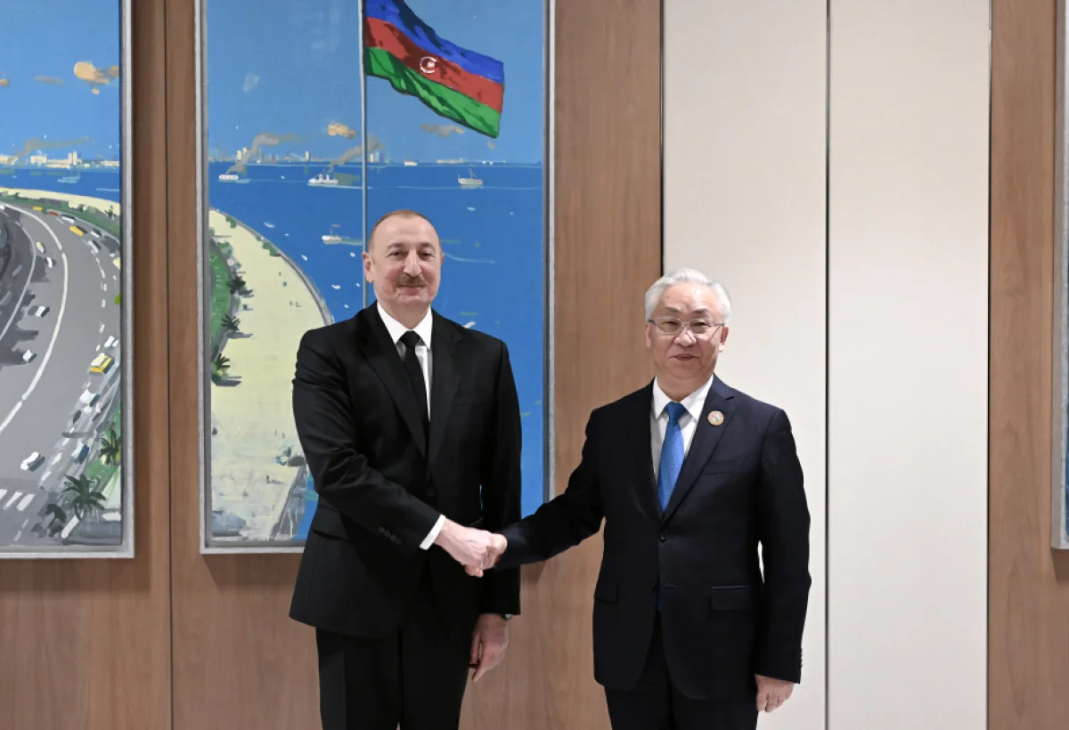 President Ilham Aliyev receives Chinese Vice Premier Zhang Guoqing