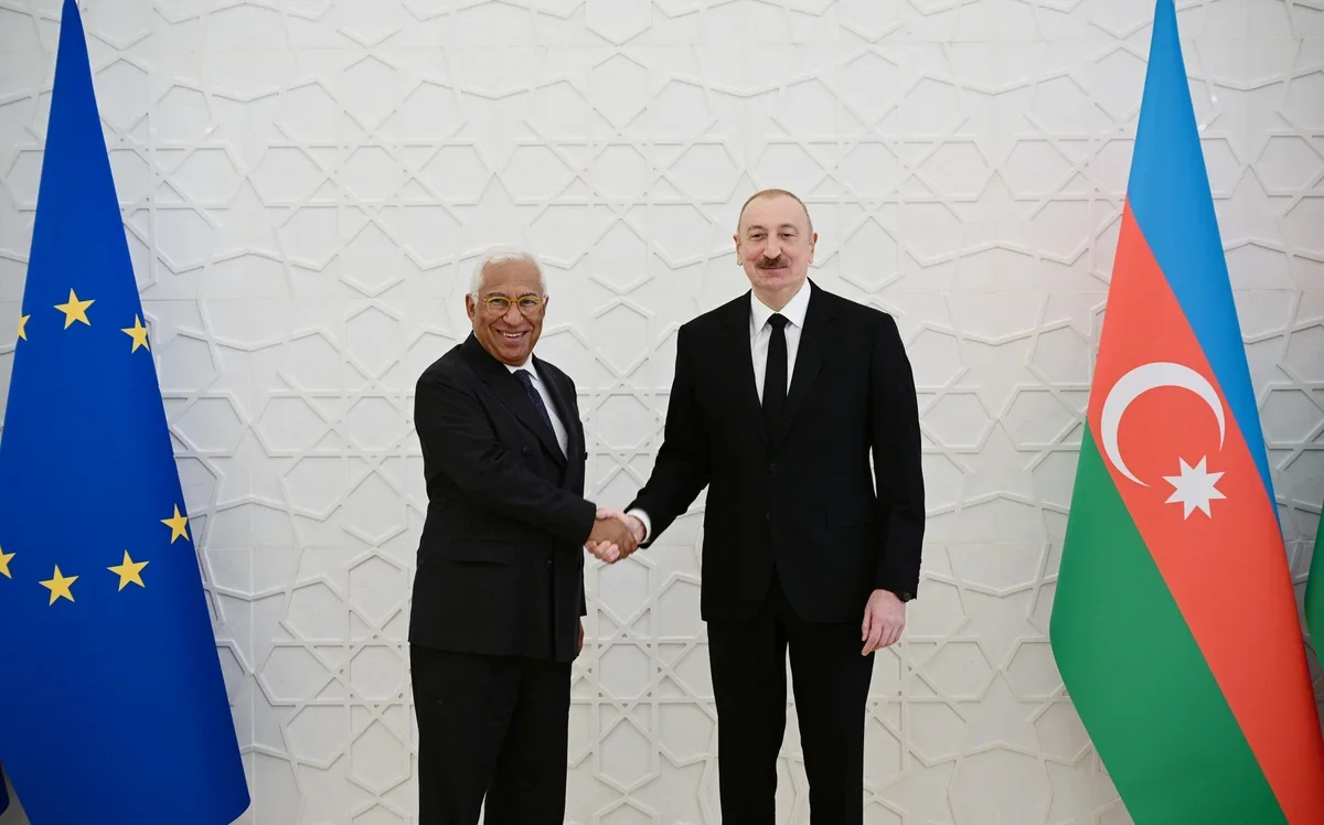 President Ilham Aliyev and Antonio Costa issue press statements