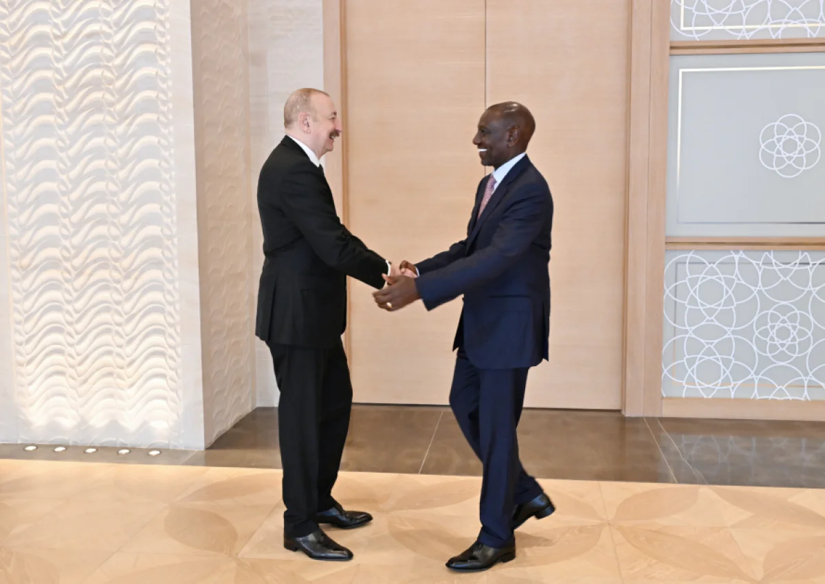 İlham Əliyev Keniya Prezidenti Uillyam Ruto ilə görüşüb - YENİLƏNİB