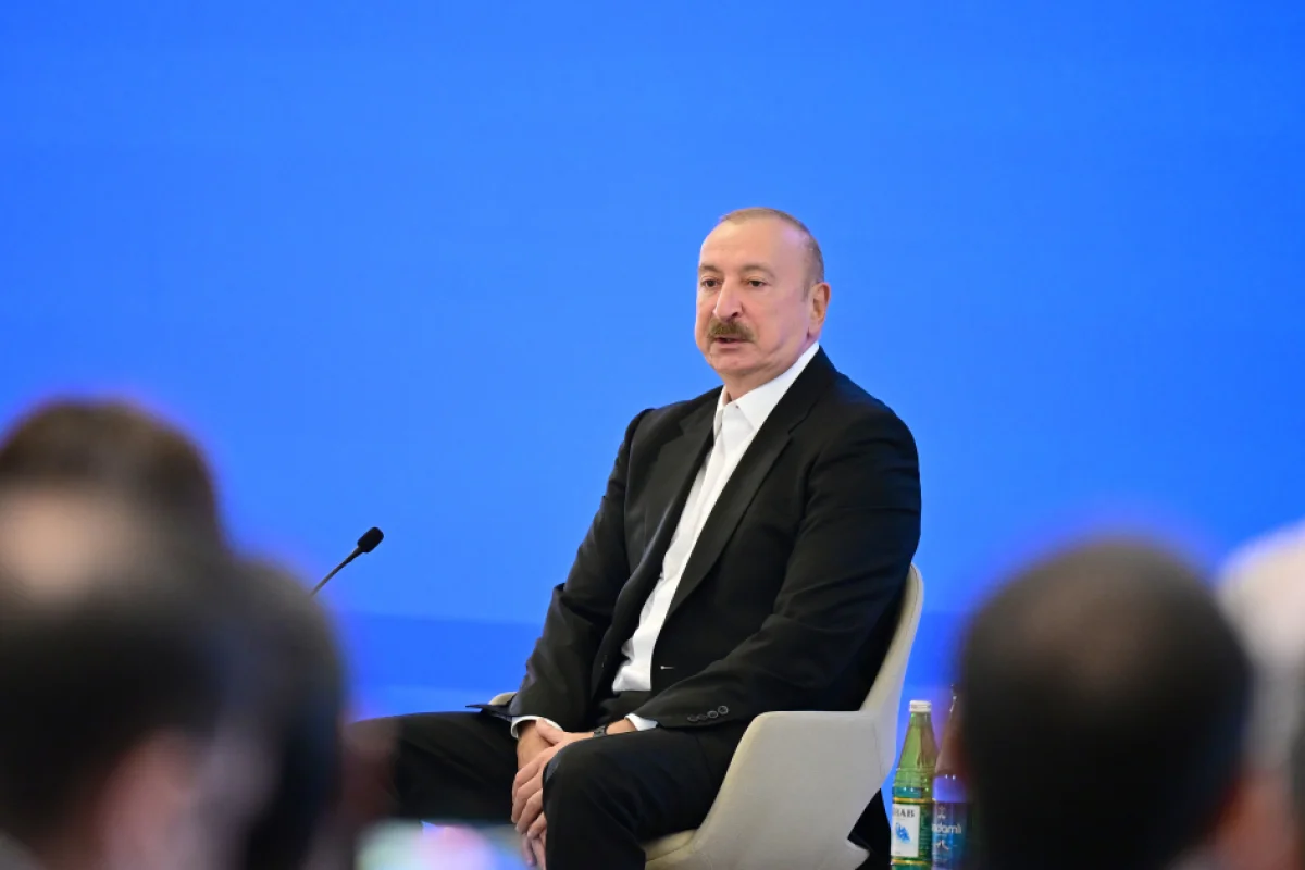 İlham Əliyev Qərb və Şərq istiqamətində siyasəti açıqladı