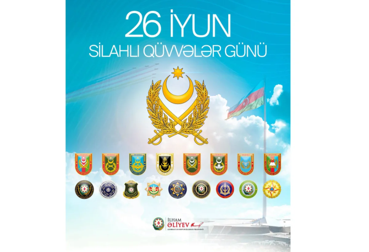 President Ilham Aliyev marks Armed Forces Day
