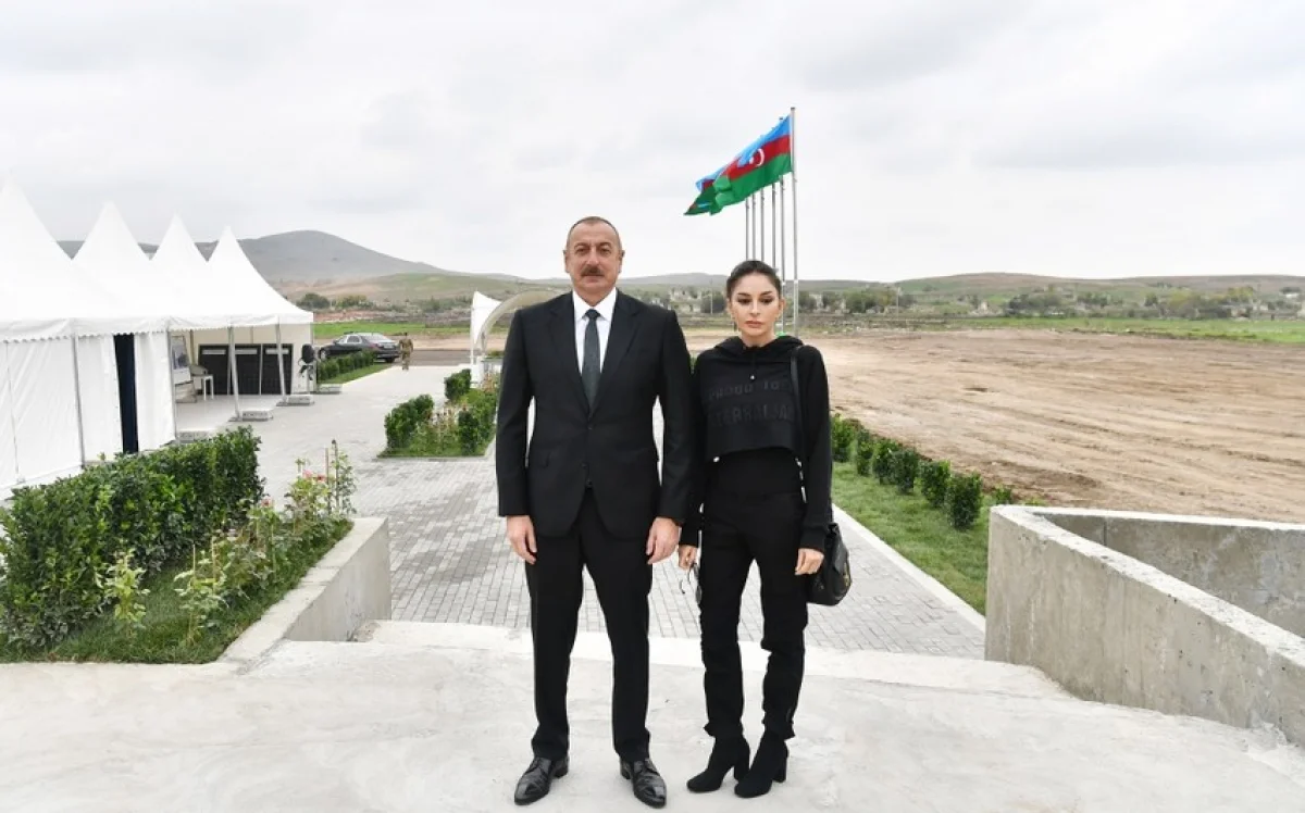 İlham Əliyev və Mehriban Əliyeva Şamaxıya səfər ediblər