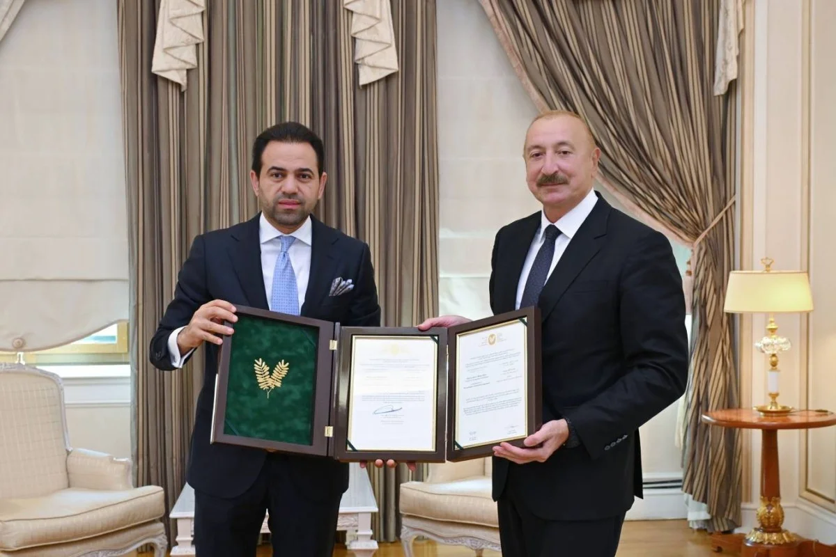 İlham Əliyevə “Zayed İnsan Qardaşlığı Mükafatı” təqdim edilib