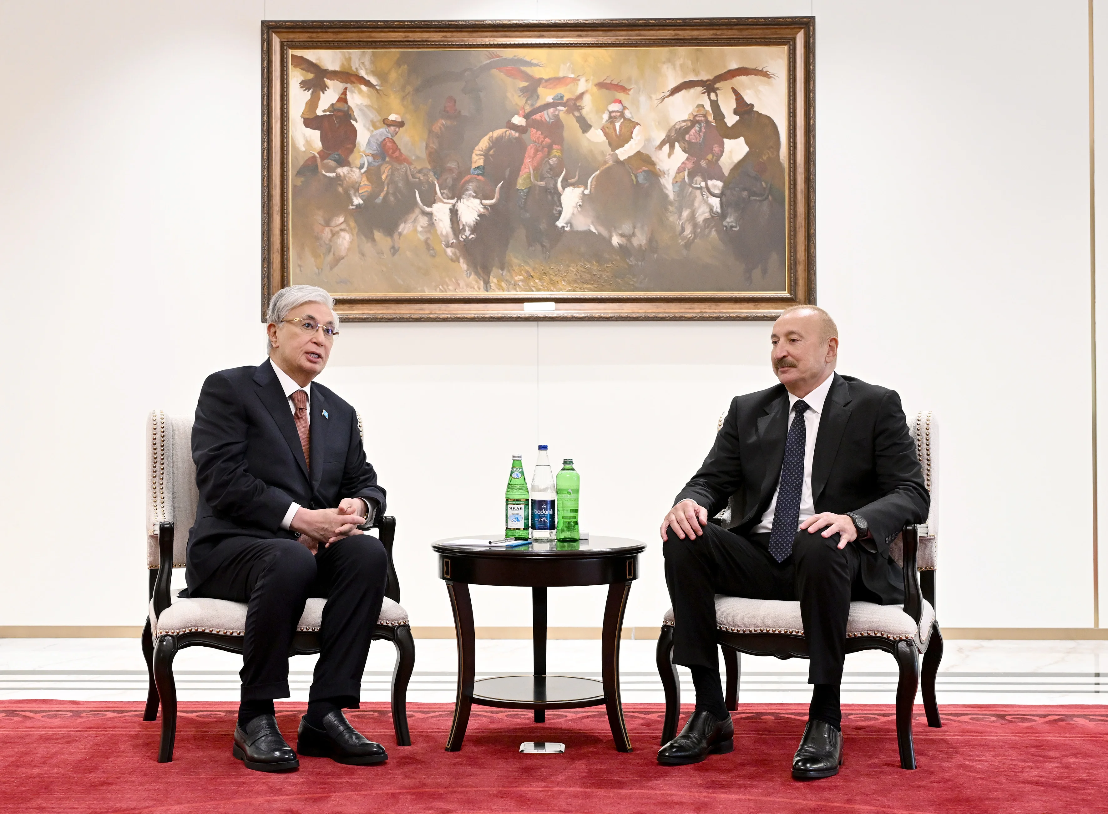 İlham Əliyevin Tokayev ilə görüşü keçirilib - YENİLƏNİB