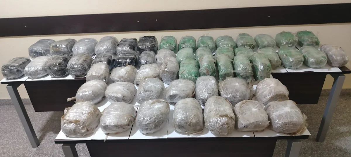 111 kg of drugs seized at Azerbaijan-Iran border