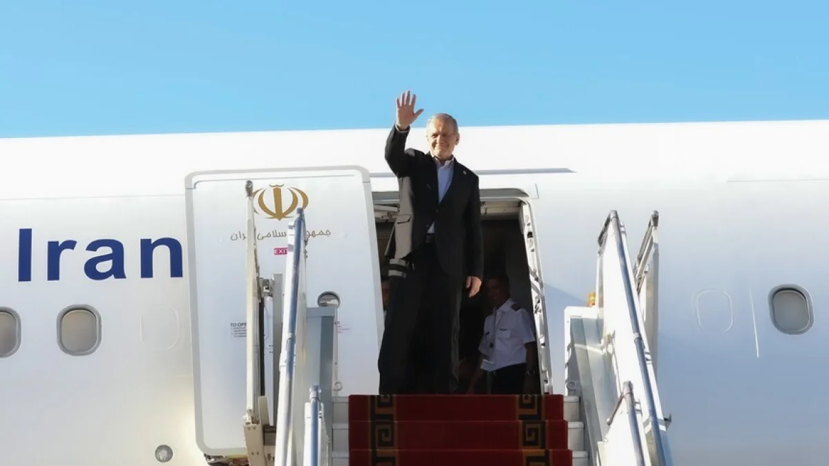 Iran’s Pezeshkian arrives in New York for UN General Assembly