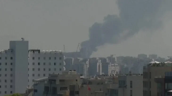 İsrailin şimalında güclü partlayış səsləri eşidilib