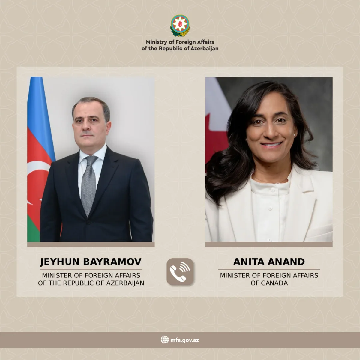 Azerbaijan, Canada discuss evacuation of citizens from Iran