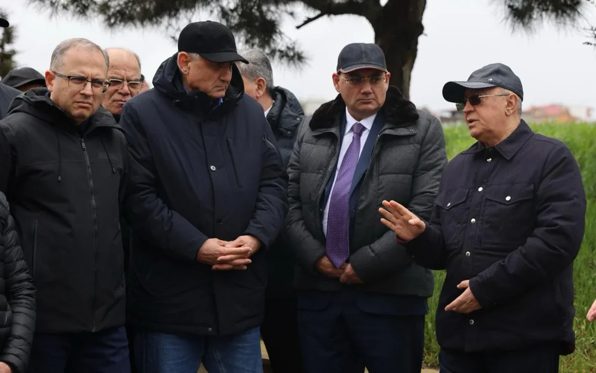 Kəmaləddin Heydərov Badamdarda sürüşmə sahəsinə baxış keçirib