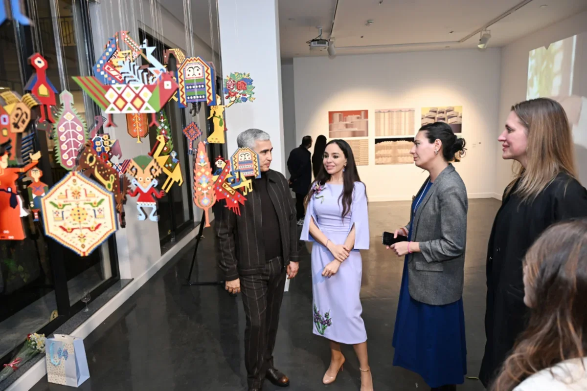 Leyla Aliyeva attends Her Art in Action exhibition in Baku