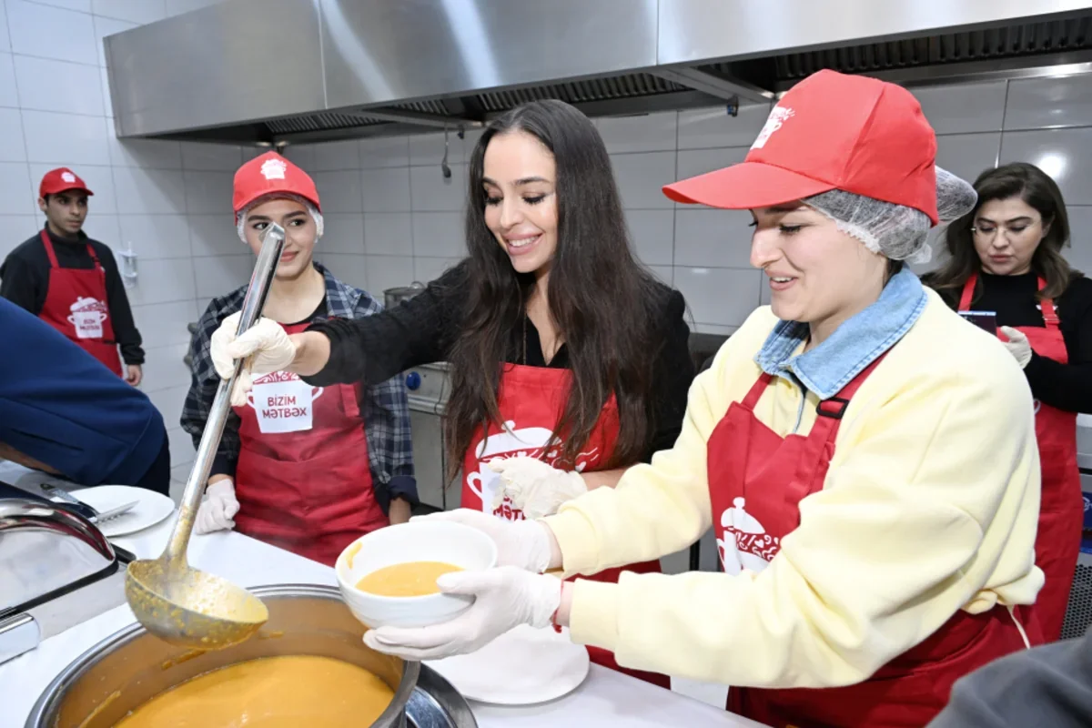 Leyla Əliyeva Qubada şəhid ailələri ilə iftar məclisində