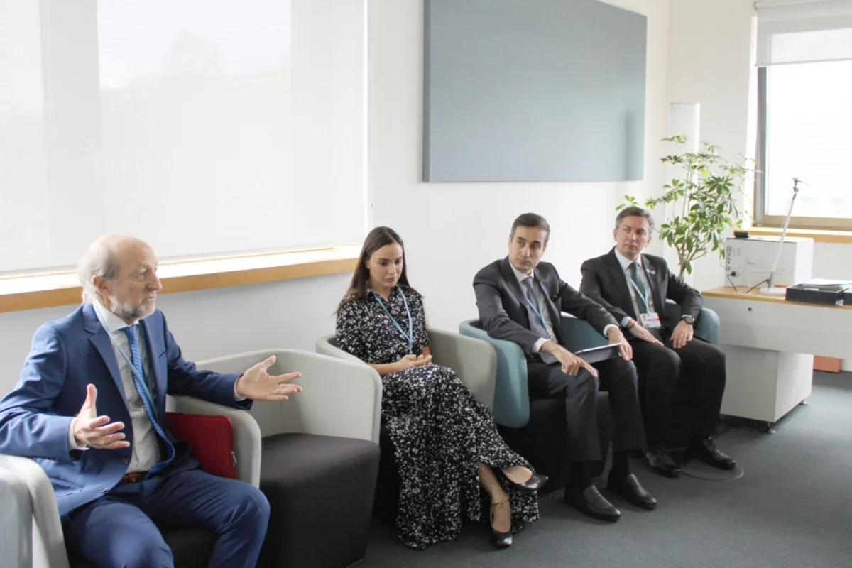 Leyla Əliyeva UNFCCC katibi ilə Almaniyada görüş keçirdi
