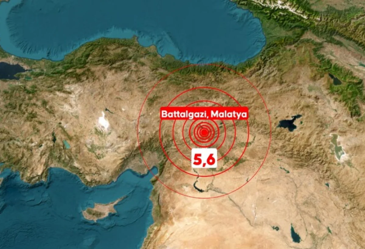 Malatyada 5,6 bal gücündə zəlzələ oldu