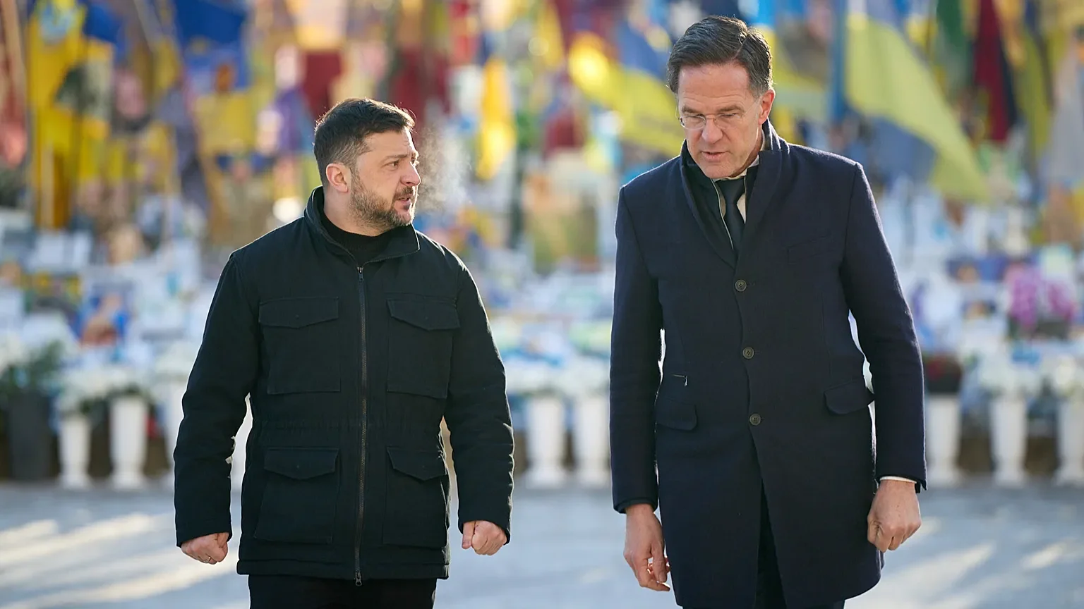 Mark Rutte Ukraynaya səfər edib