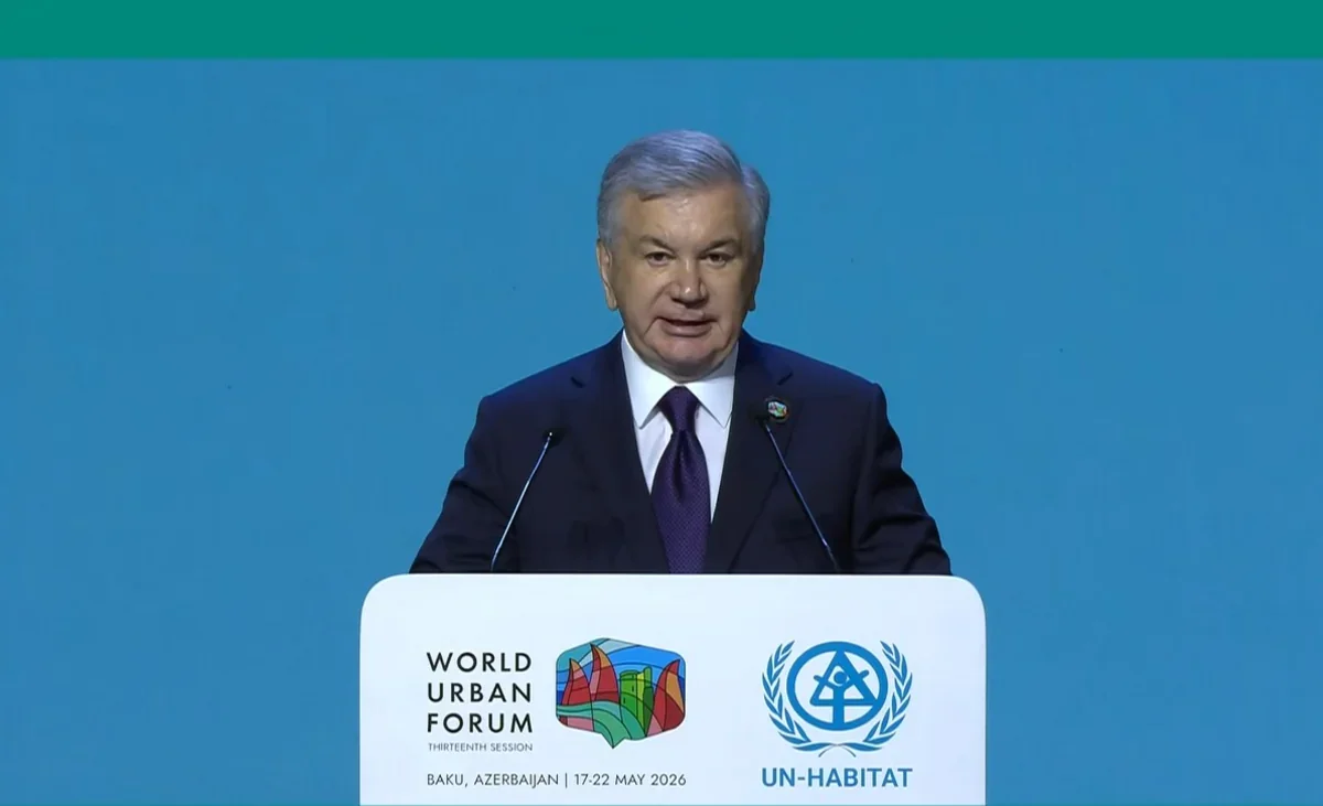 Mirziyoyev thanks President Ilham Aliyev for WUF13 organization