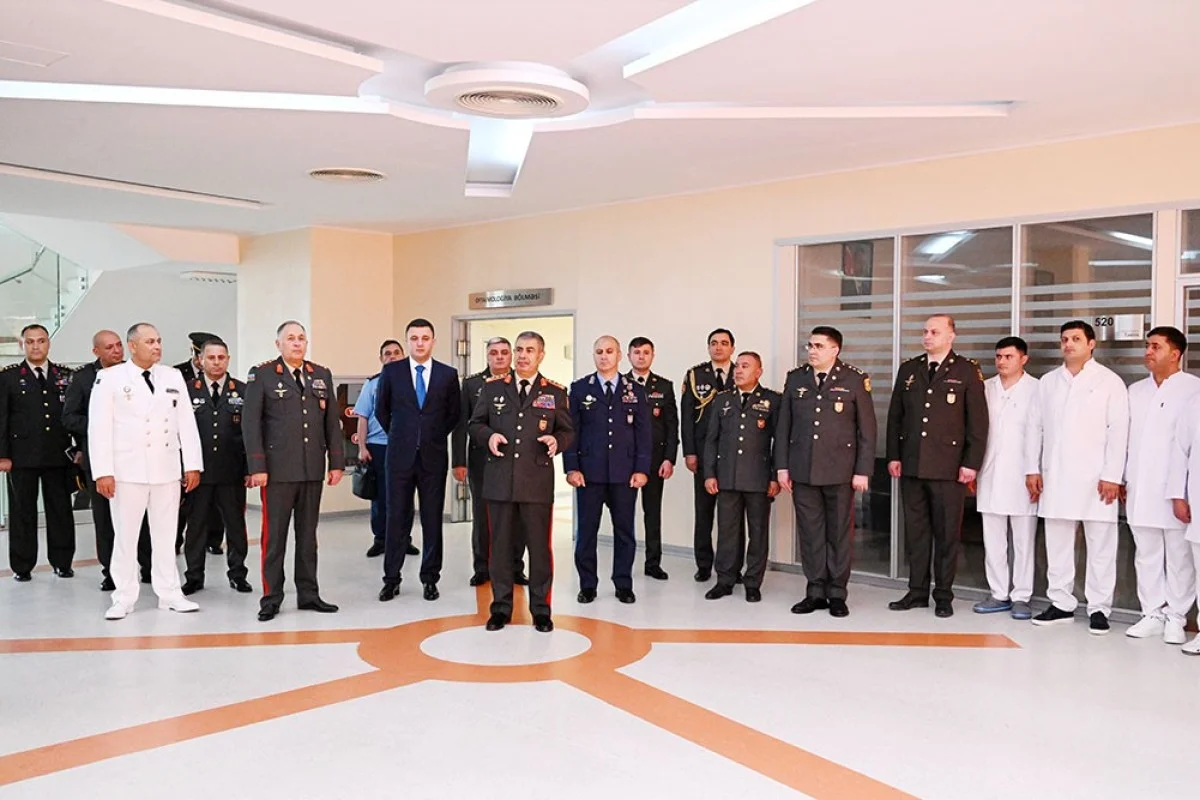 MN rəhbərliyi Baş Klinik Hospitalda olub- FOTO