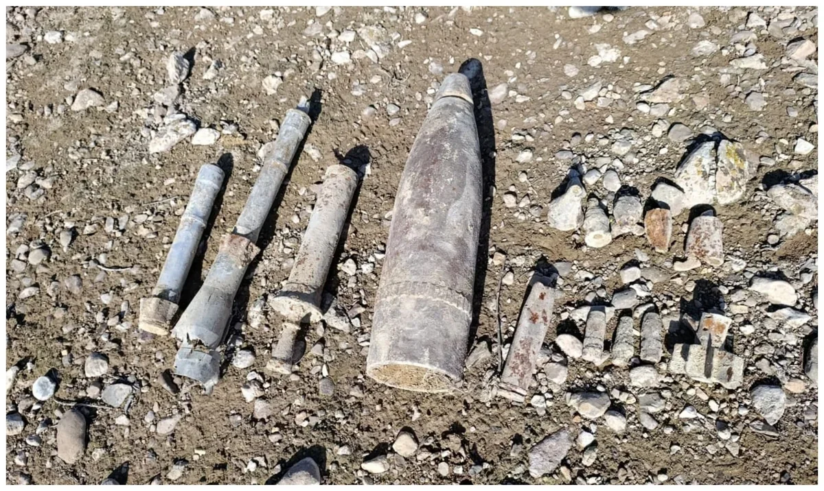 Naxçıvanda hərbi sursatlar tapıldı