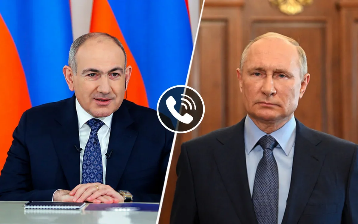 Никол Пашинян высоко оценил итоги телефонного разговора с Владимиром Путиным