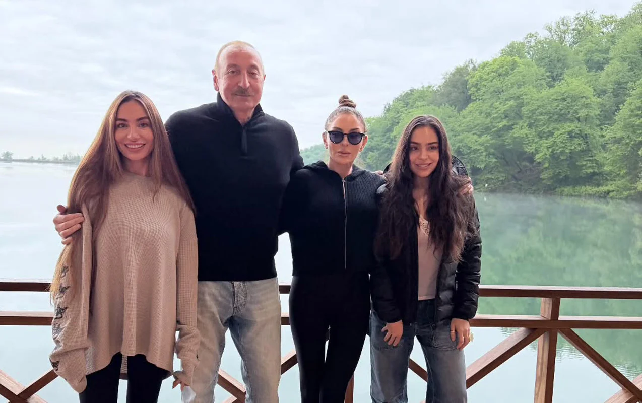 President Ilham Aliyev and family visit Gabala