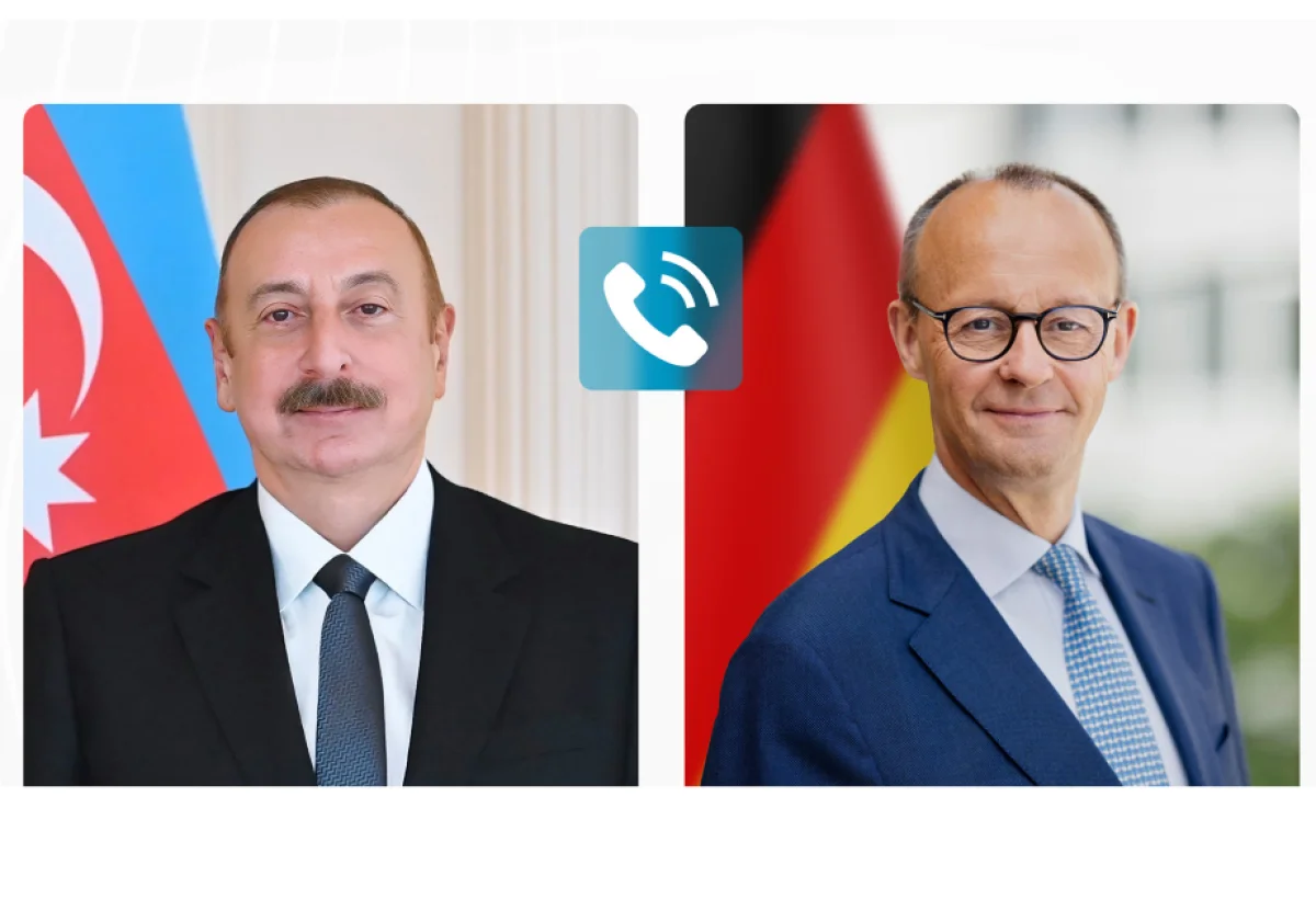 Prezident İlham Əliyev Almaniya Kansleri Fridrix Merts ilə telefonla danışıb