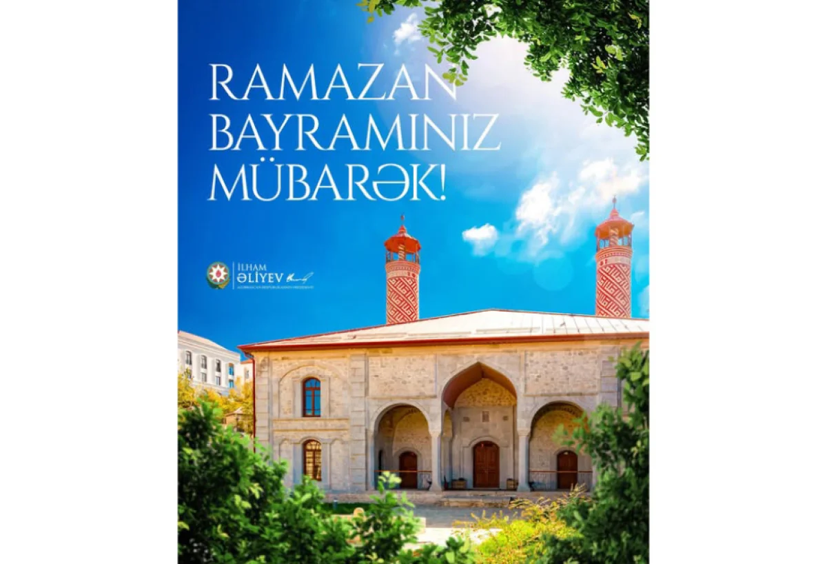 Prezident İlham Əliyev xalqı Ramazan bayramı münasibətilə təbrik edib
