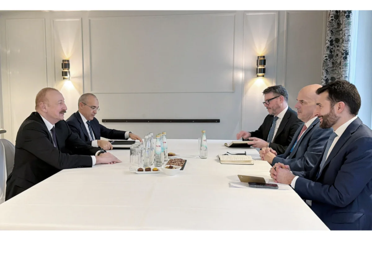 Prezident Münxendə görüş keçirdi