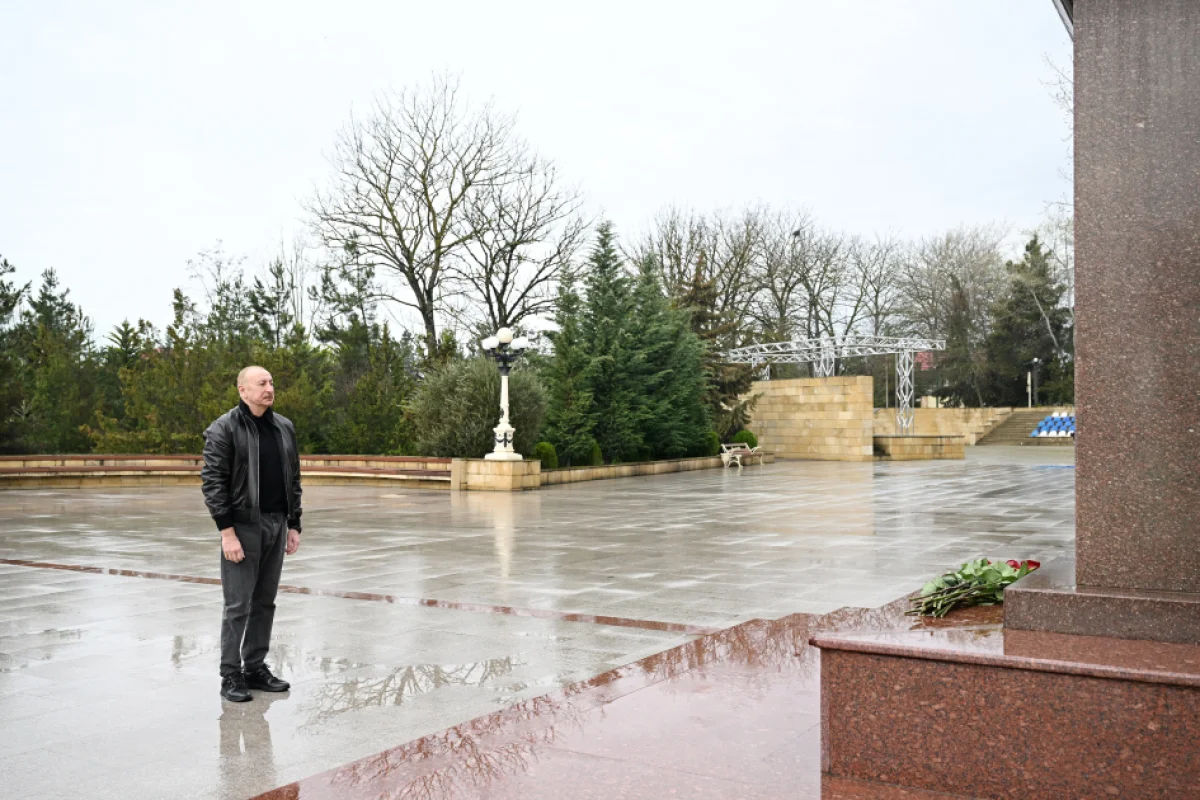 President Ilham Aliyev visits Shamakhi district