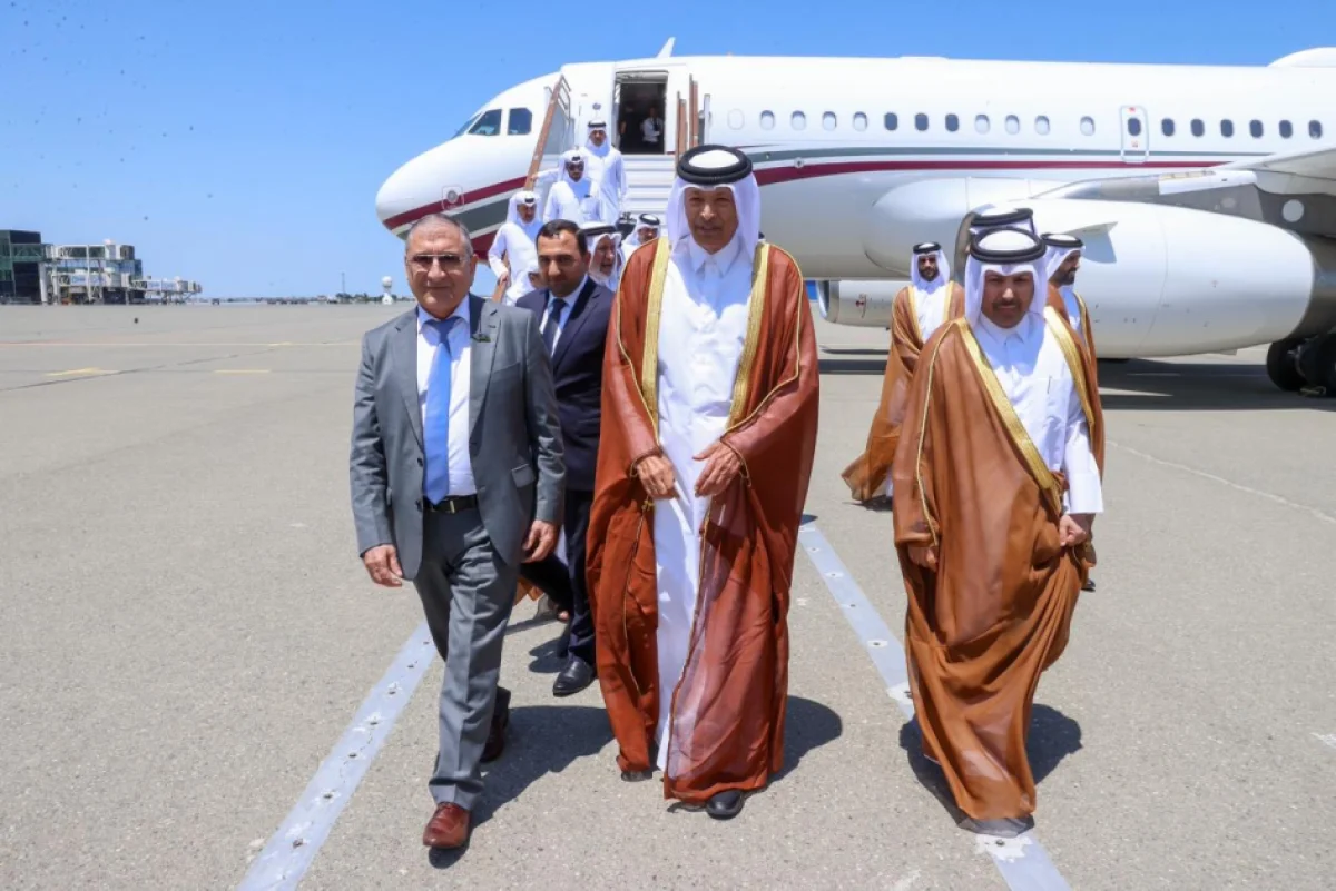 Speaker of Qatar's Shura Council arrives in Baku