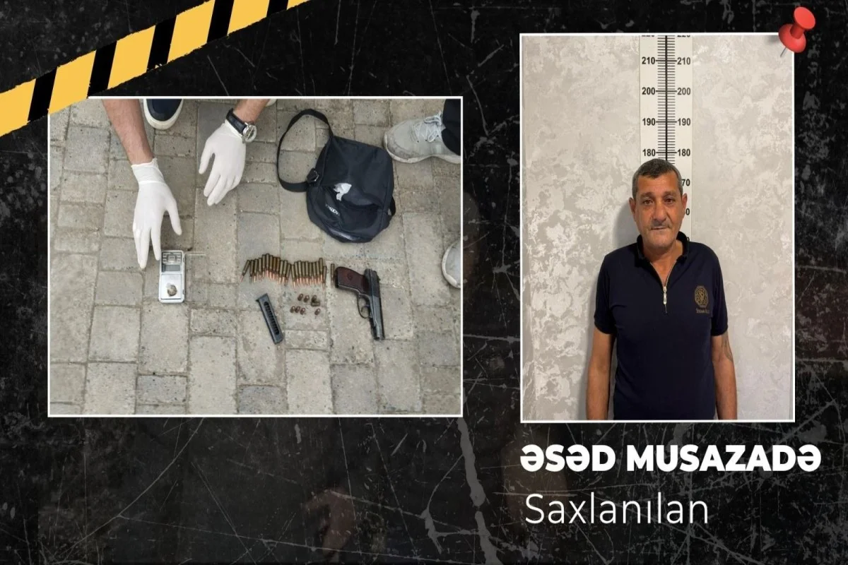 Qobustanda “Makarov” gəzdirən şəxs həbs edilib