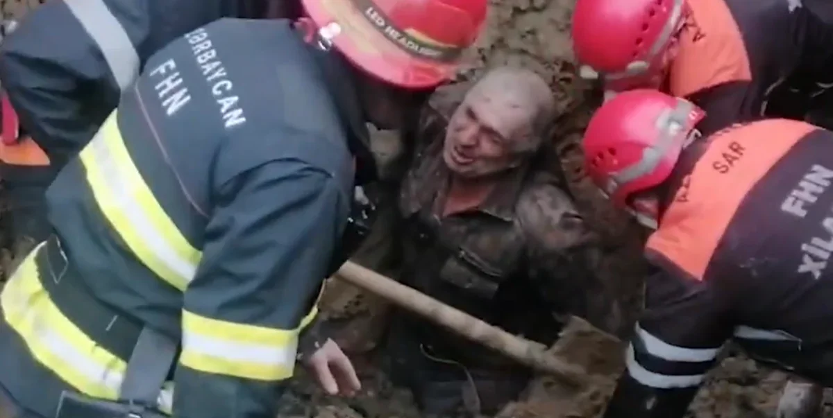 Qobustanda torpaq çökdü: Ölən və yaralı var