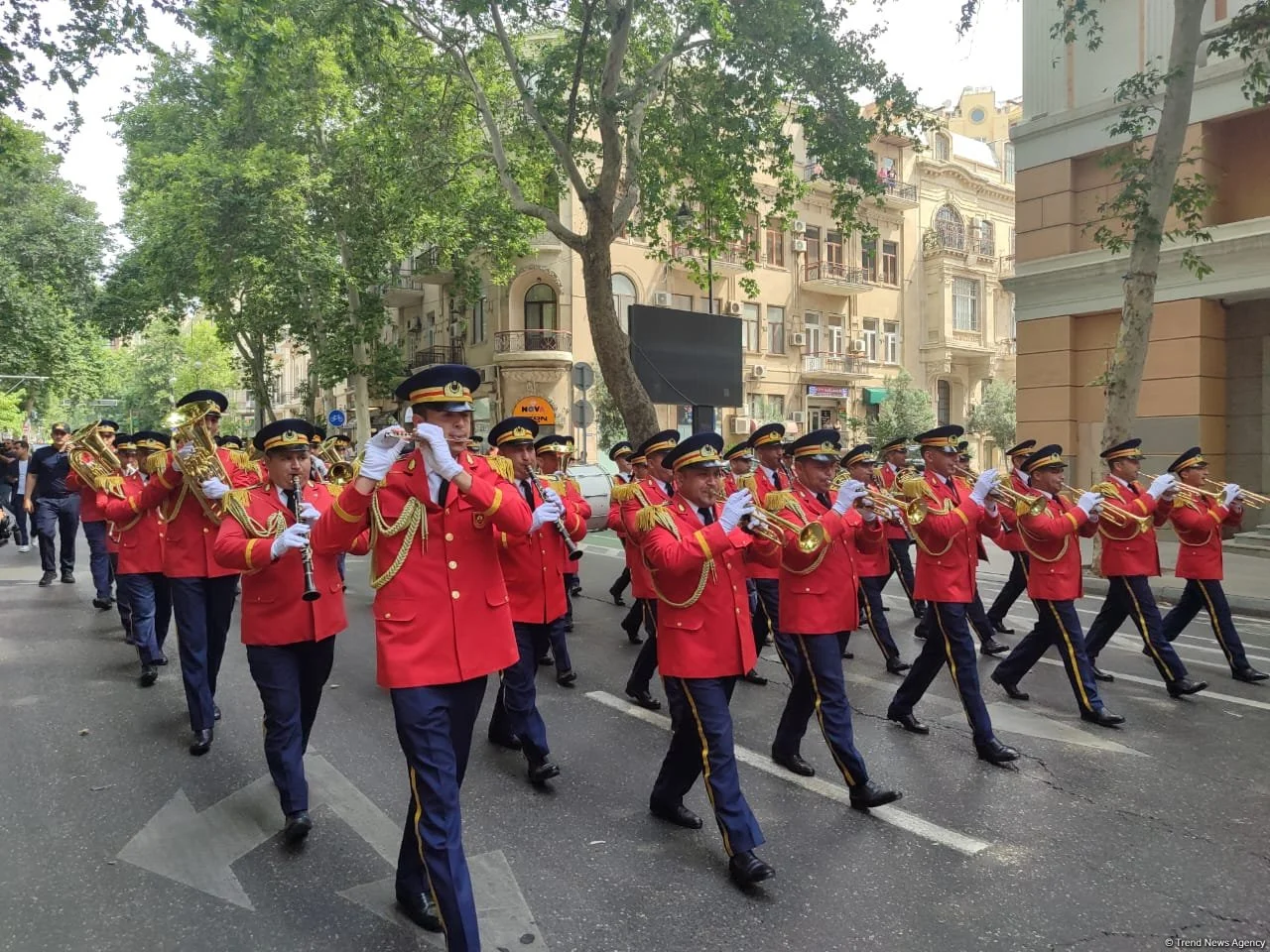 Sabah Bakıda hərbi orkestrlərin müşayiəti ilə yürüşlər təşkil olunacaq