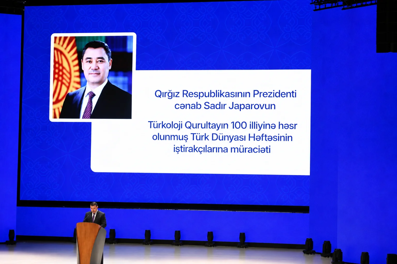Sadır Japarov: Türkoloji Qurultay Türk dünyasını birləşdirir