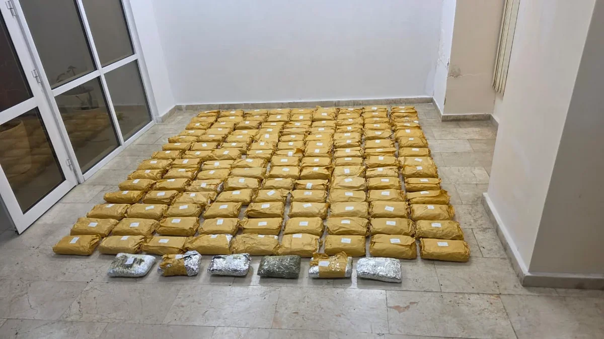 Sərhəddə 7,5 milyonluq qaçaqmal tutuldu