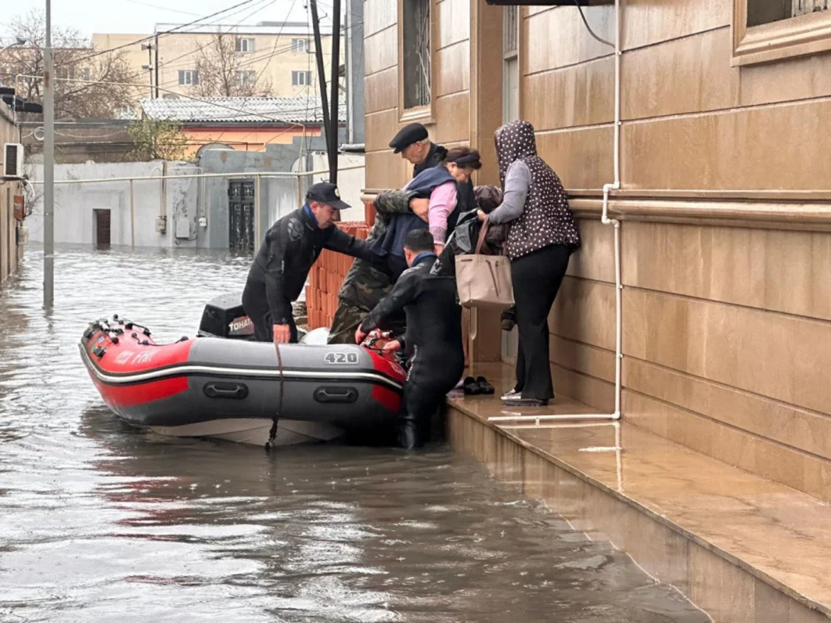 Azerbaijan evacuates 166 people from flooded areas