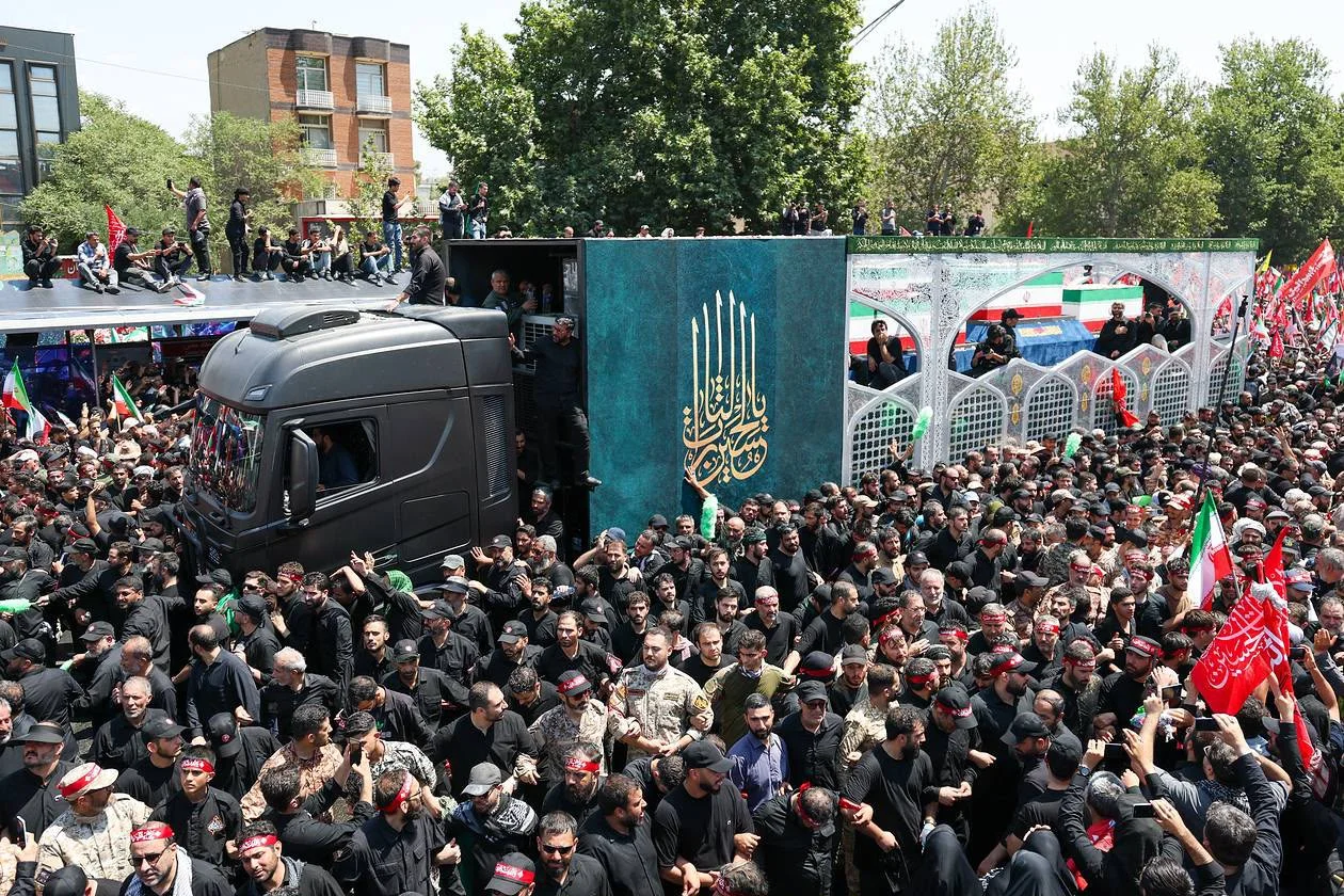 Funeral procession for Khamenei held in Tehran